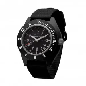 41mm Black Pilot's Navigator Date Ballistic Nylon Watch