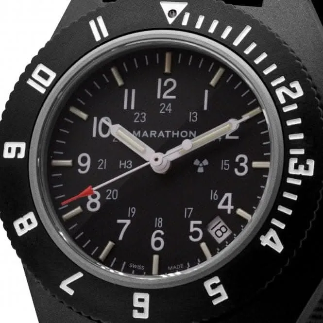 41mm Black Pilot's Navigator Date Ballistic Nylon Watch