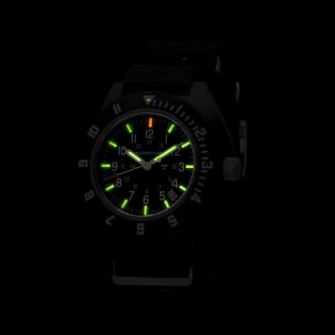 41mm Black Pilot's Navigator Date Ballistic Nylon Watch