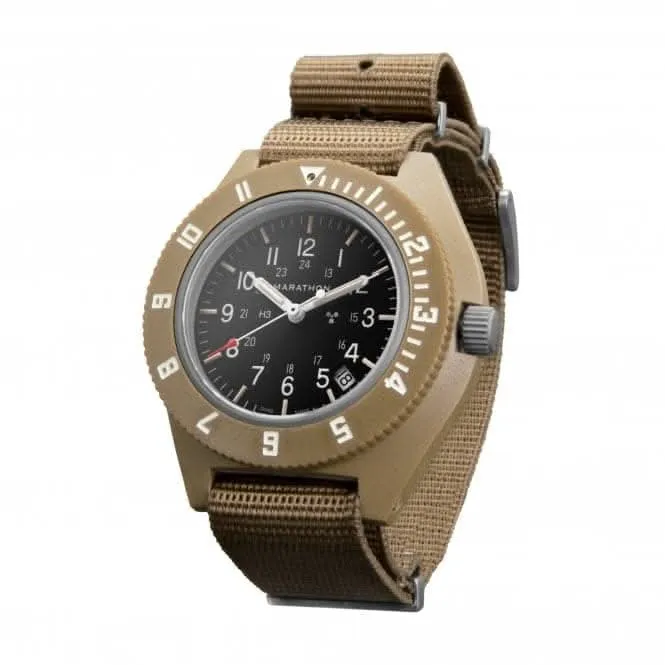 41mm Desert Tan Pilot's Navigator Date Nylon DEFSTAN Watch