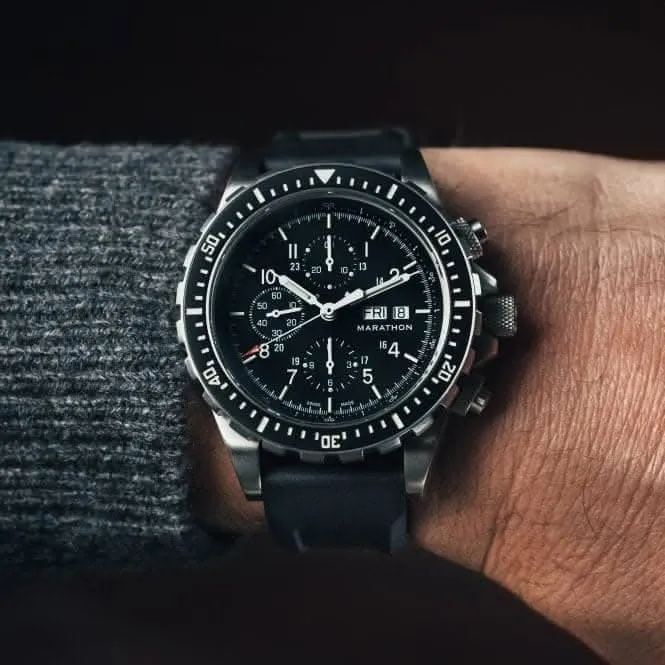 46mm Jumbo Diver Pilot's Automatic Chronograph (CSAR) Watch