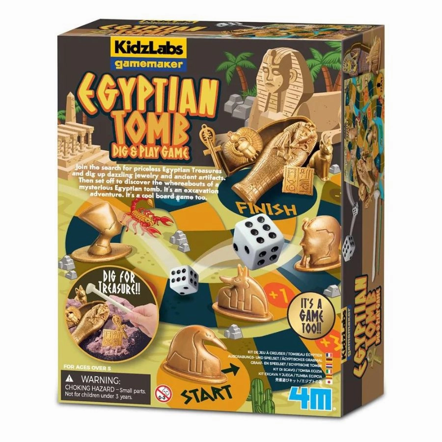 4M - KidzLabs Gamemaker: Dig and Play Egyptian Tomb