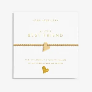 A Little Best Friend Gold Plated 17.5cm Stretch Bracelet 6981 Joma Jewellery