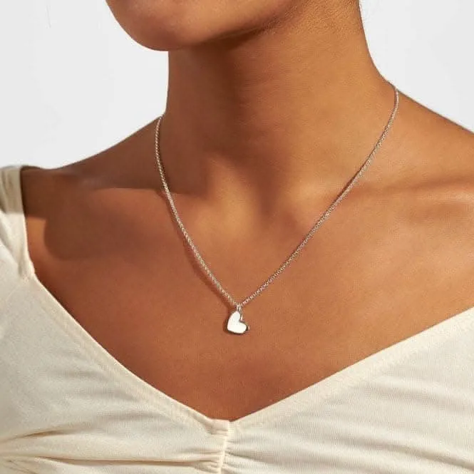 A Little Bridesmaid Silver Plated 46cm   5cm Necklace 6824 Joma Jewellery