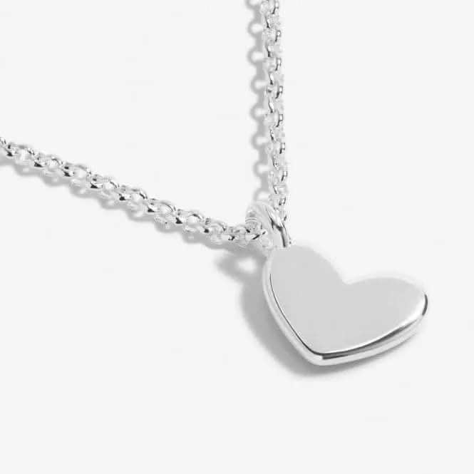 A Little Bridesmaid Silver Plated 46cm   5cm Necklace 6824 Joma Jewellery