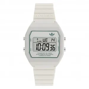 Adidas Unisex Digital Two White Watch AOST23557