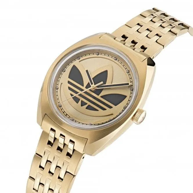 Adidas Unisex Edition One Gold-Tone Watch AOFH23509