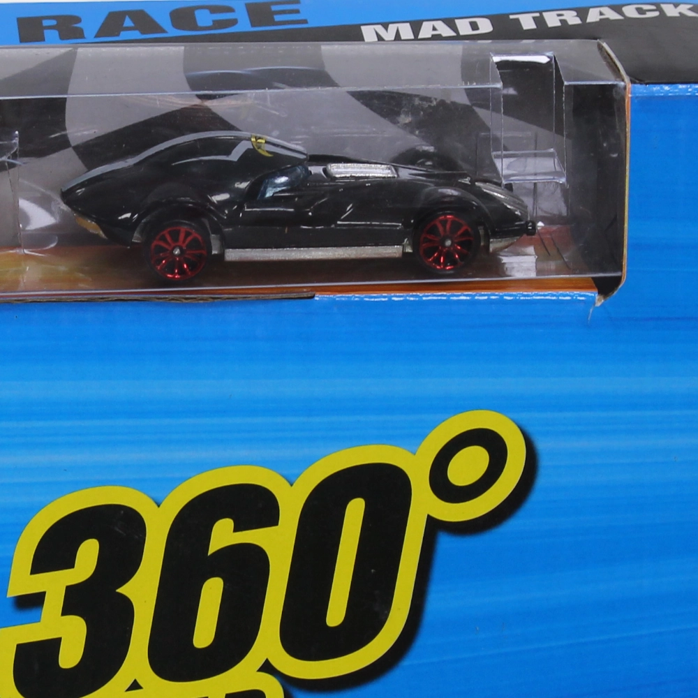 Alloy Sports Car Track Ring Speedway Racetrack Set with 4 Alloy Cars