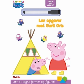 Alvilda Lr med Gurli Gris - Skriv og Visk ud - Lav opgaver med Gurli Gris