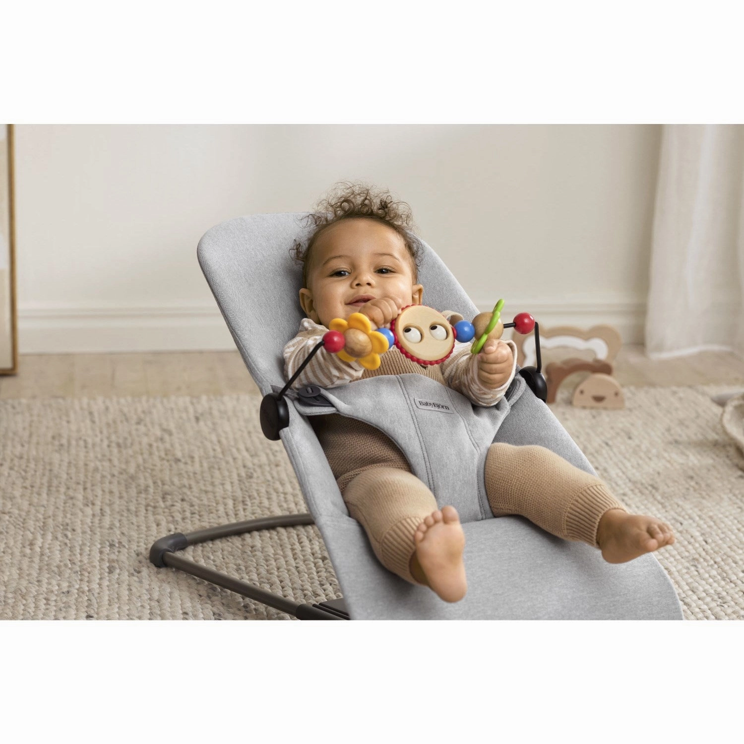 BabyBjrn Mischievous Eyes Toy For Bouncer