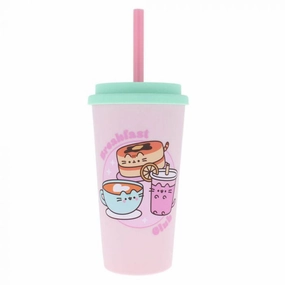 Babykids_Pusheen_Toys Pusheen Breakfast Club Beaker and Straw