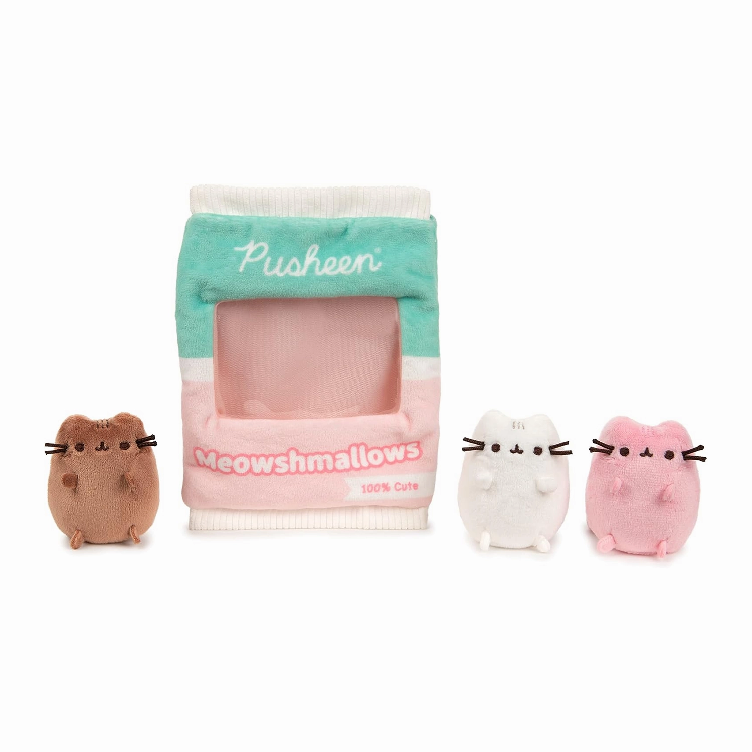 Babykids_Pusheen_Toys Pusheen Meowshmallows in Plush Bag