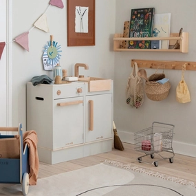 Babykids_Sebra Toys_Premium Quality Ex-Display, 3 Piece Sebra, Wooden Play Kitchen
