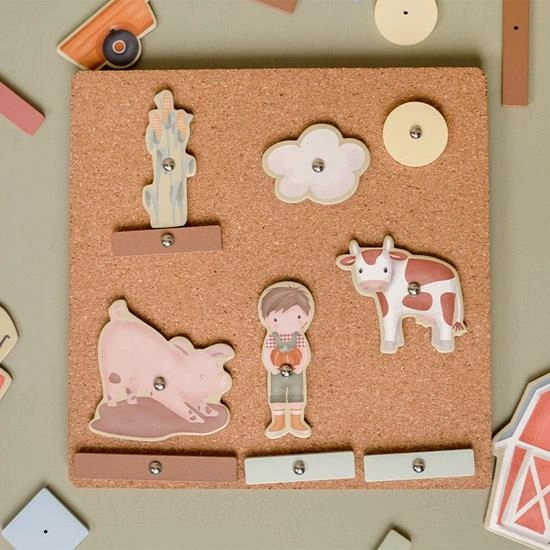 Babykids_Sebra Toys_Premium Quality Little Dutch, Tap Art Activity Set, Little Farm