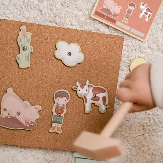 Babykids_Sebra Toys_Premium Quality Little Dutch, Tap Art Activity Set, Little Farm