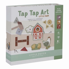 Babykids_Sebra Toys_Premium Quality Little Dutch, Tap Art Activity Set, Little Farm