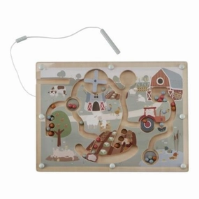 Babykids_Sebra Toys_Premium Quality Little Dutch, Wooden Magnetic Maze, Little Farm