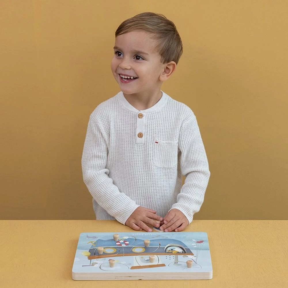 Babykids_Sebra Toys_Premium Quality Little Dutch, Wooden Sound Puzzle Sailors Bay