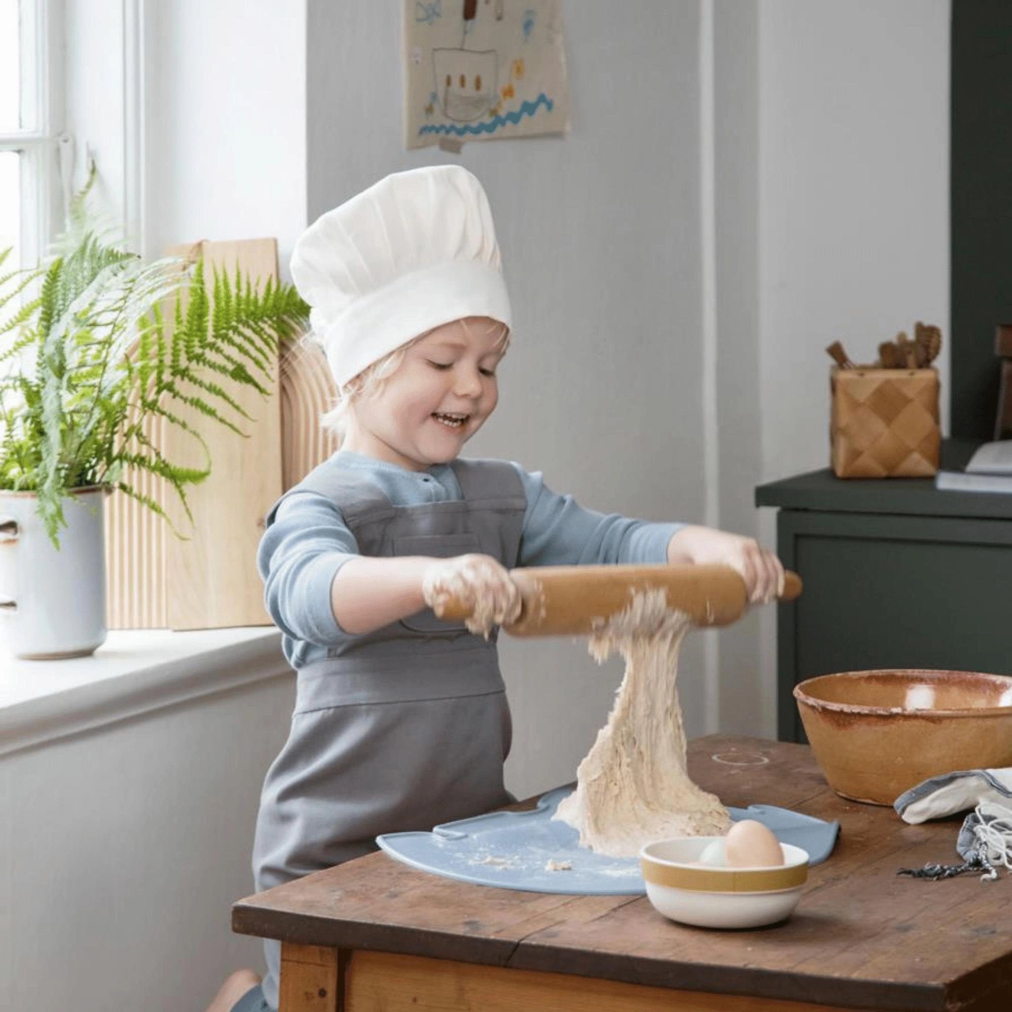 Babykids_Sebra Toys_Premium Quality Sebra, Chef Dress Up Set Grey