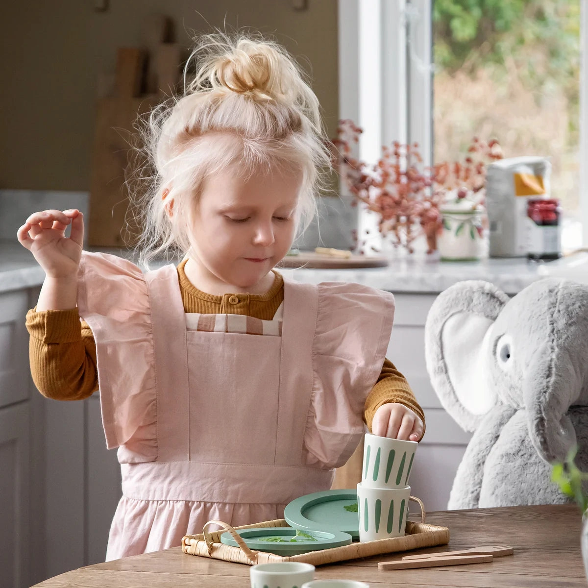 Babykids_Sebra Toys_Premium Quality Sebra, Chef Dress Up Set Pink