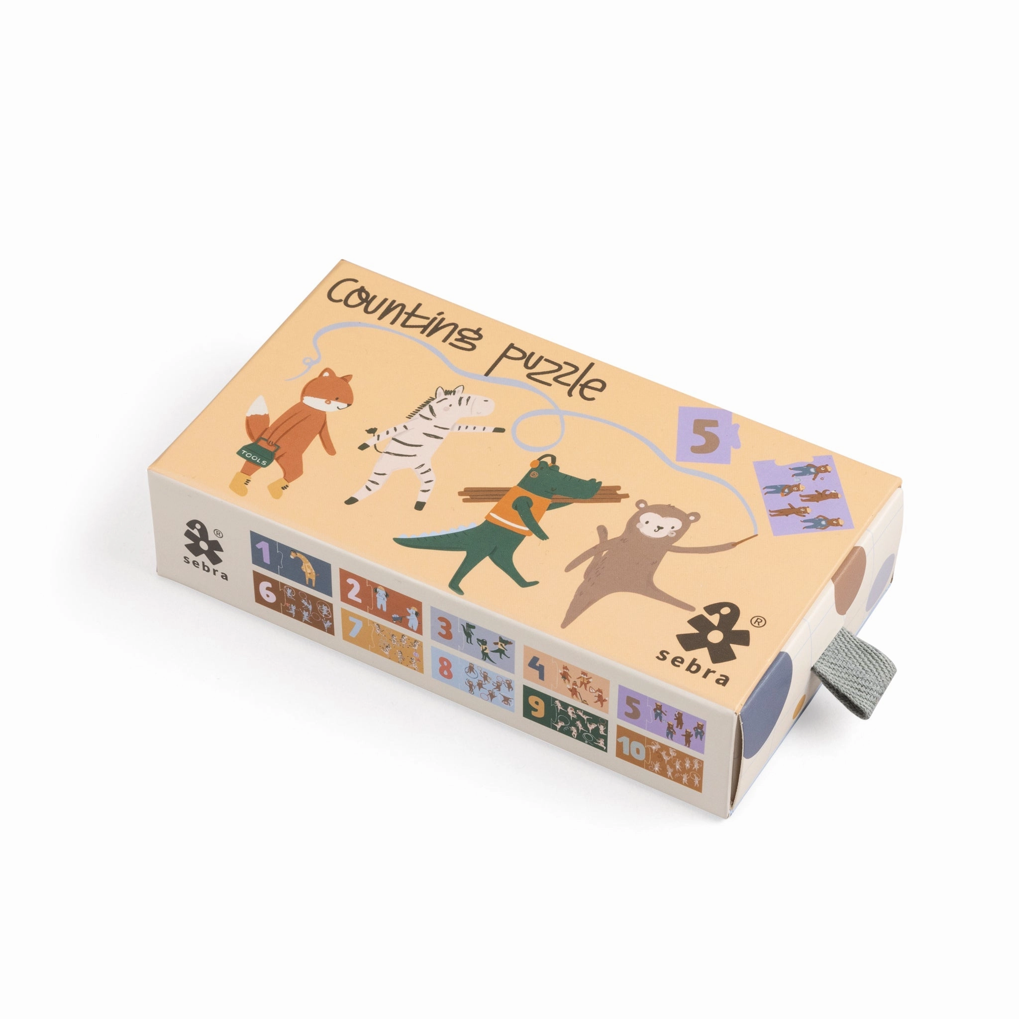 Babykids_Sebra Toys_Premium Quality Sebra, Counting Game, Toes/Builders