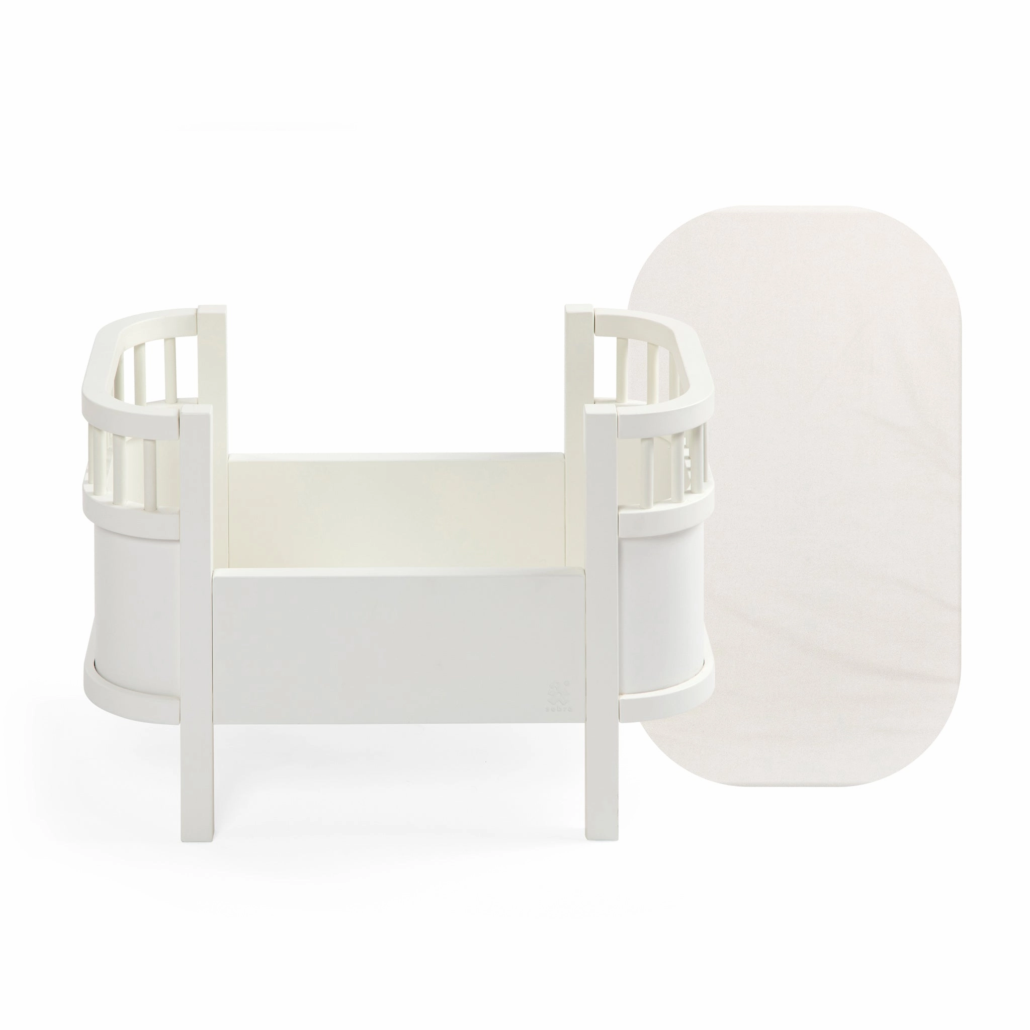 Babykids_Sebra Toys_Premium Quality Sebra, Dolls Bed, White