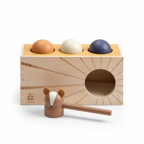 Babykids_Sebra Toys_Premium Quality Sebra, Hammer Board, Woodland