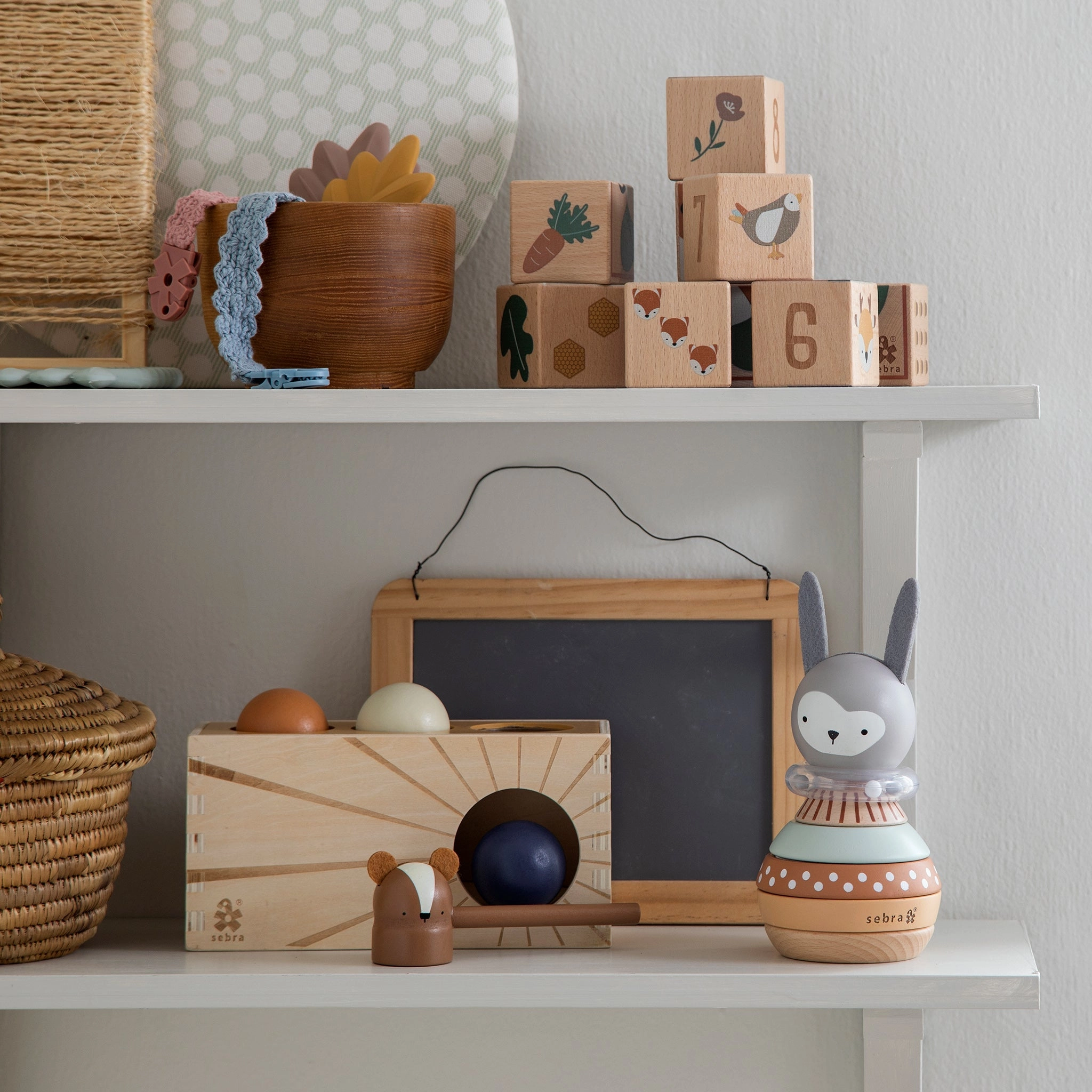 Babykids_Sebra Toys_Premium Quality Sebra, Hammer Board, Woodland
