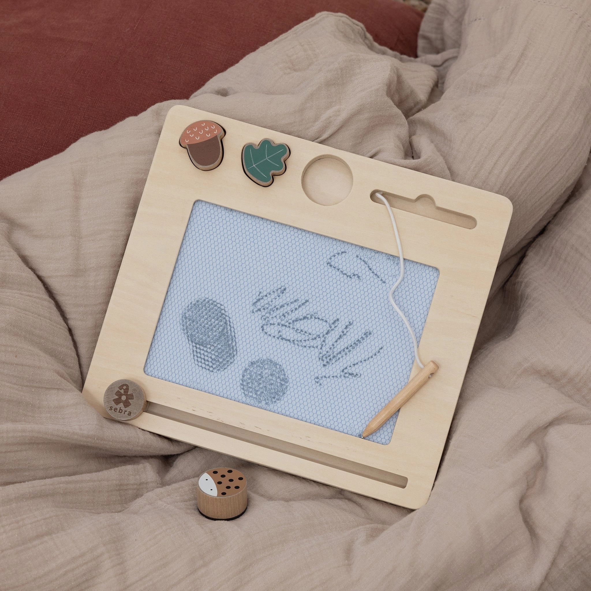 Babykids_Sebra Toys_Premium Quality Sebra, Magnetic Drawing Board, FSC