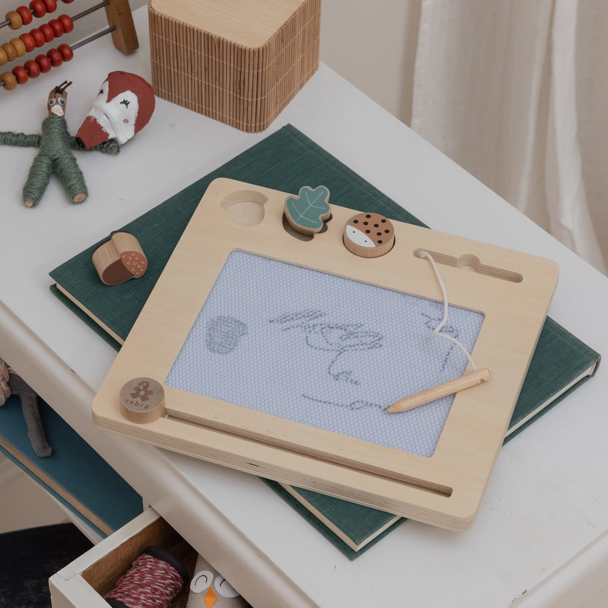 Babykids_Sebra Toys_Premium Quality Sebra, Magnetic Drawing Board, FSC