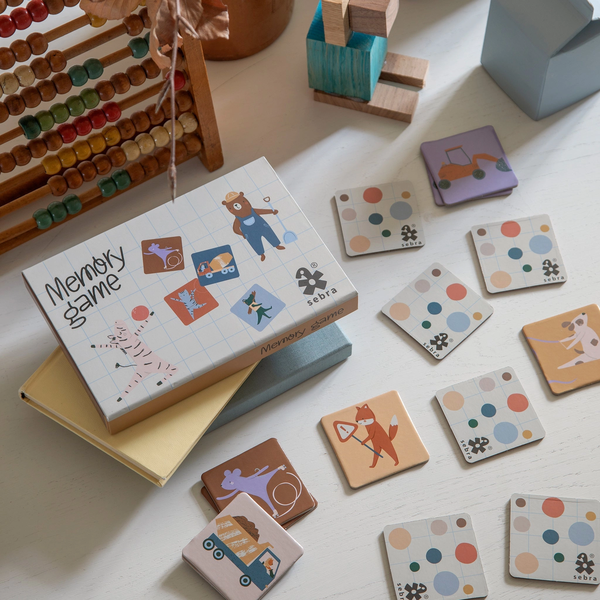 Babykids_Sebra Toys_Premium Quality Sebra, Memory Game, Toes/Builders