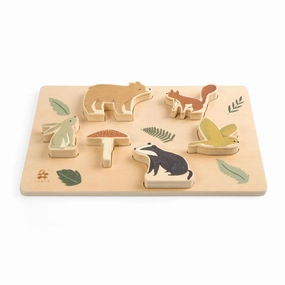 Babykids_Sebra Toys_Premium Quality Sebra, Nightfall Wooden Puzzle