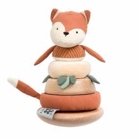 Babykids_Sebra Toys_Premium Quality Sebra, Stacking & tilting fox, Sparky, fox tail red