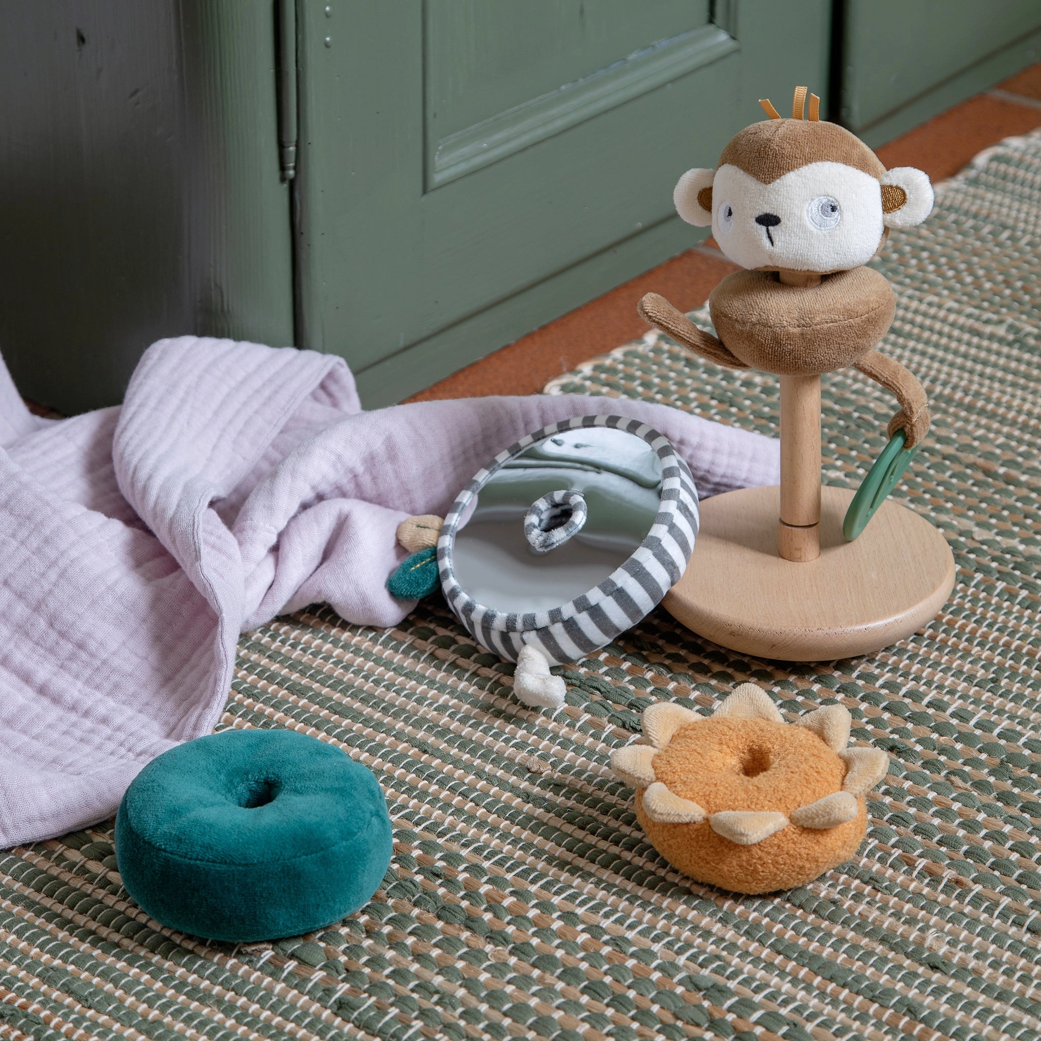 Babykids_Sebra Toys_Premium Quality Sebra, Stacking & Tilting Monkey