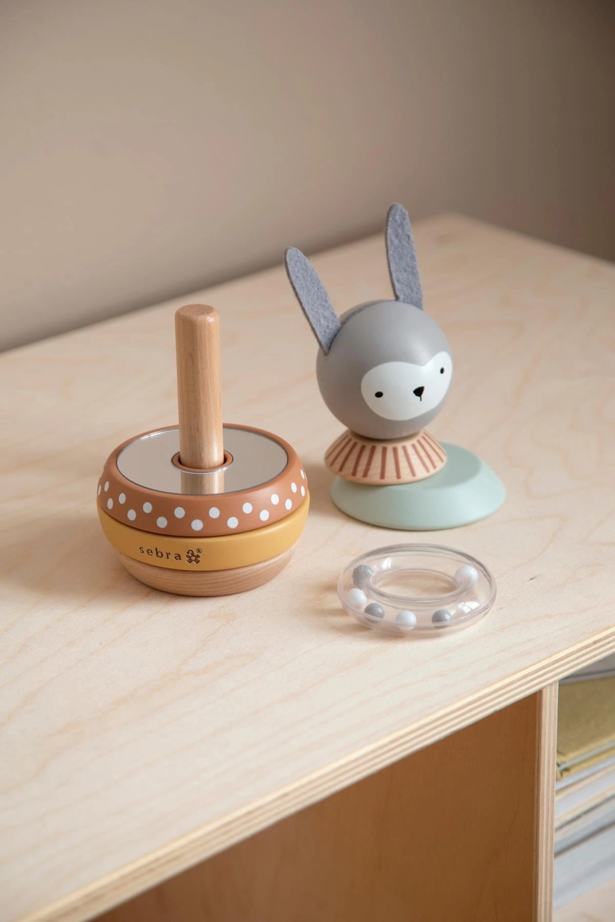 Babykids_Sebra Toys_Premium Quality Sebra, Stacking Rabbit, Woodland