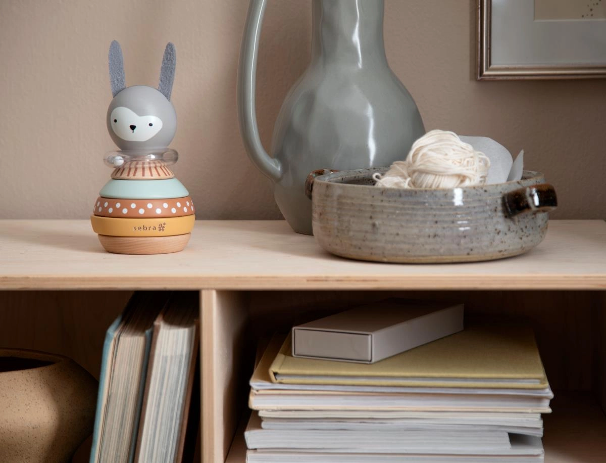 Babykids_Sebra Toys_Premium Quality Sebra, Stacking Rabbit, Woodland