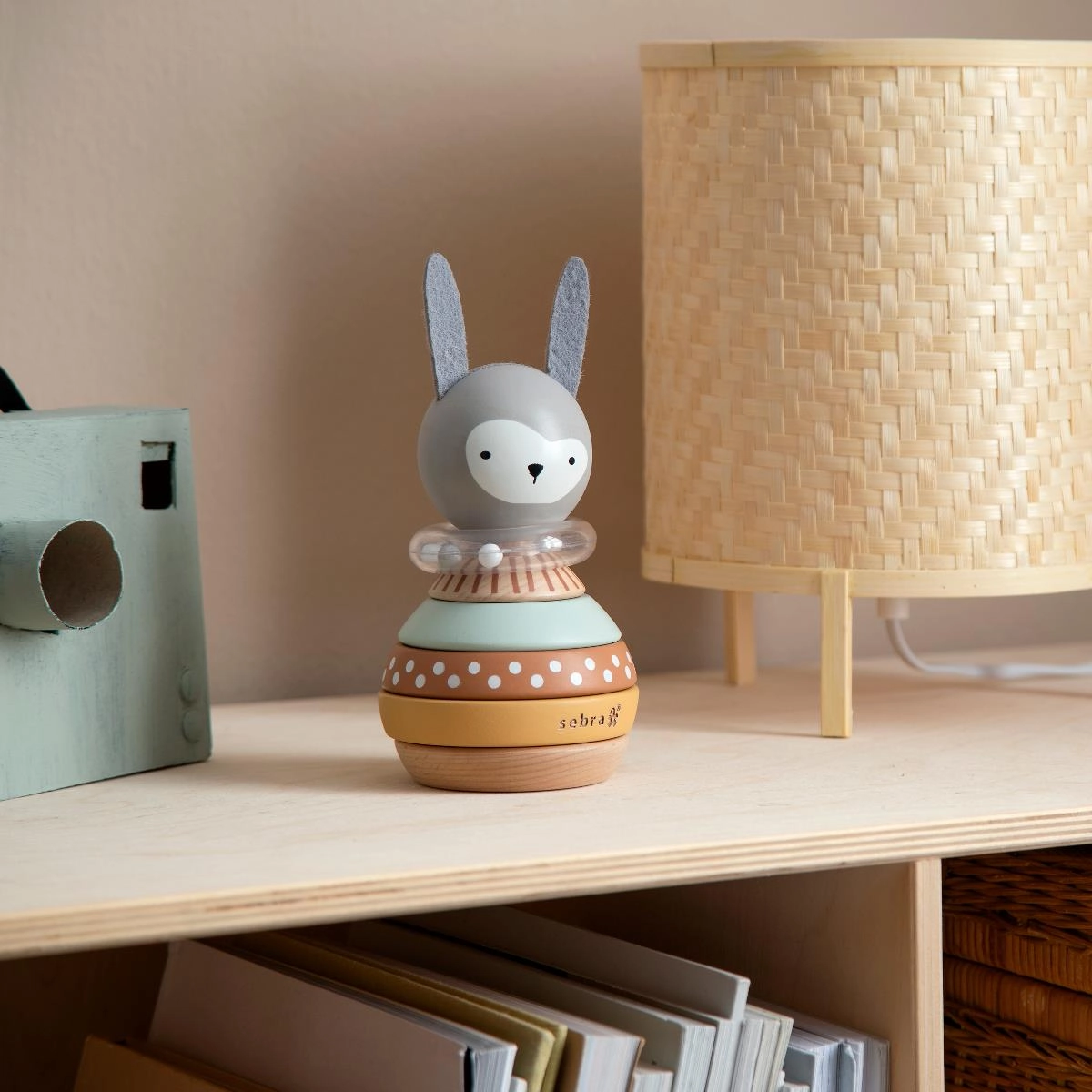 Babykids_Sebra Toys_Premium Quality Sebra, Stacking Rabbit, Woodland