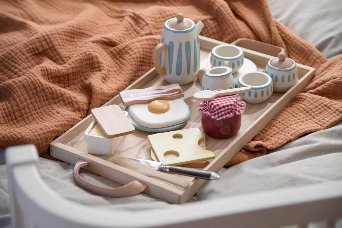 Babykids_Sebra Toys_Premium Quality Sebra, Wooden Breakfast Play Food
