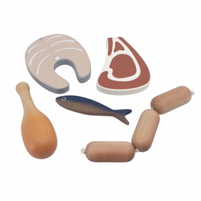 Babykids_Sebra Toys_Premium Quality Sebra, Wooden Meat & Fish