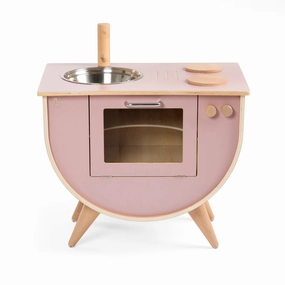 Babykids_Sebra Toys_Premium Quality Sebra, Wooden Play Kitchen, Blossom Pink