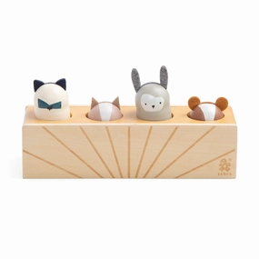 Babykids_Sebra Toys_Premium Quality Sebra, Wooden Pop Up Interactive Toy