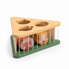 Babykids_Sebra Toys_Premium Quality Sebra, Wooden Shape Sorter, Safari