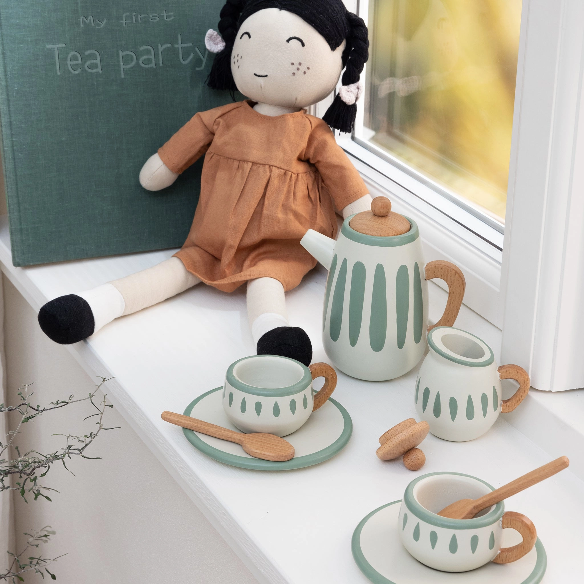 Babykids_Sebra Toys_Premium Quality Sebra, Wooden Tea Set