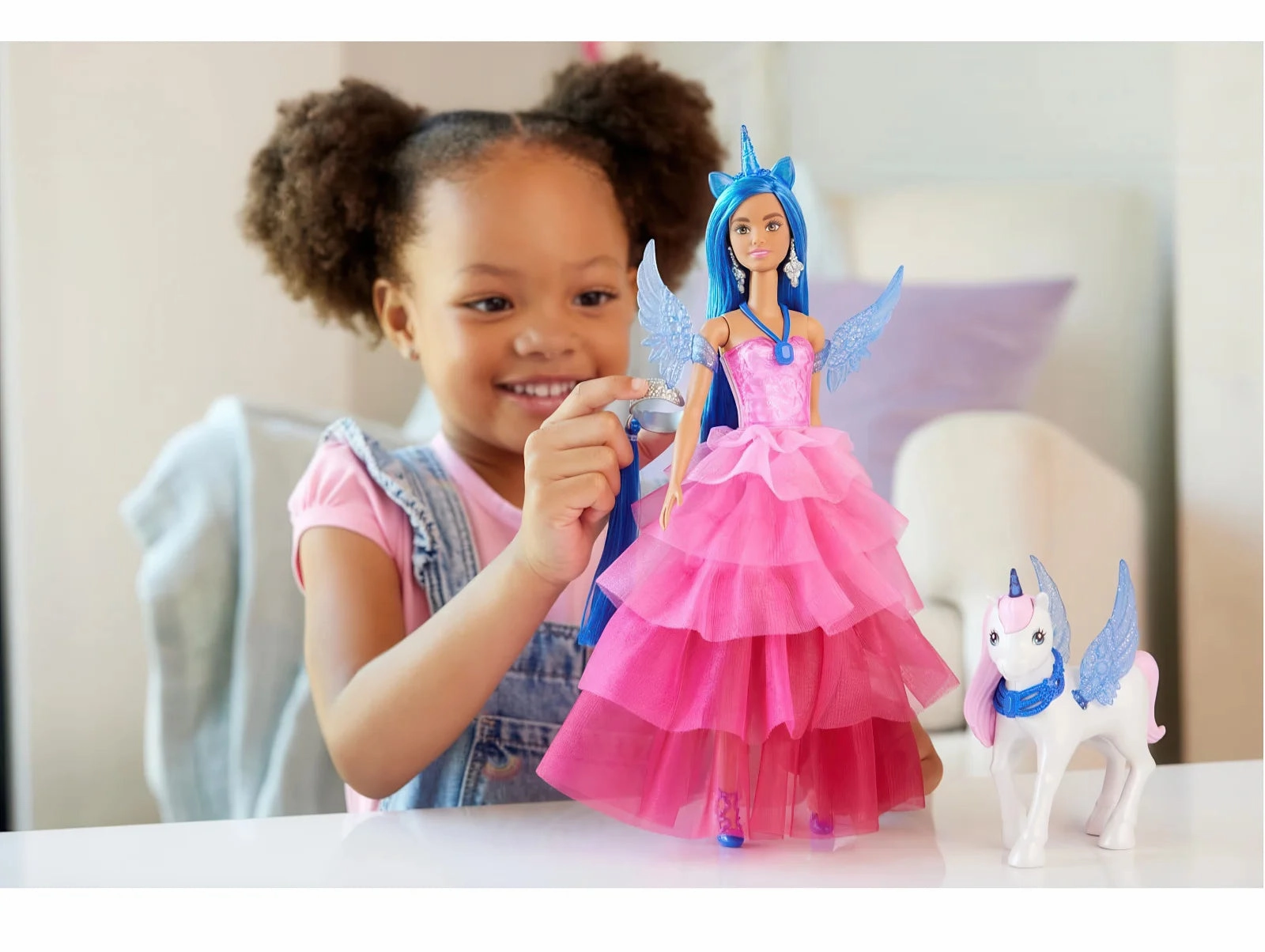 Barbie A Touch of Magic Fashion Doll with Winged Unicorn