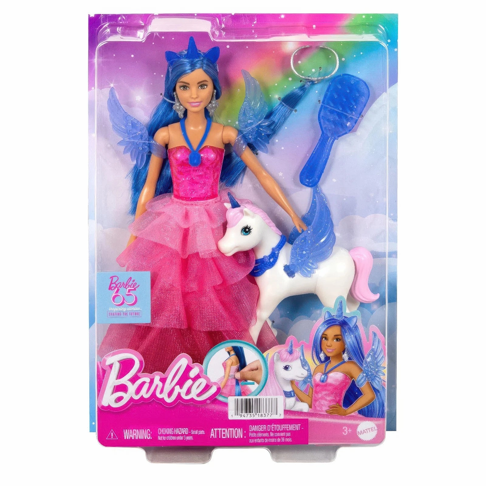 Barbie A Touch of Magic Fashion Doll with Winged Unicorn