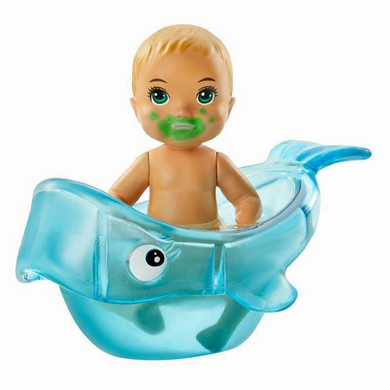 Barbie GHV84 Skipper Babysitters Feeding and Bath-Time Playset