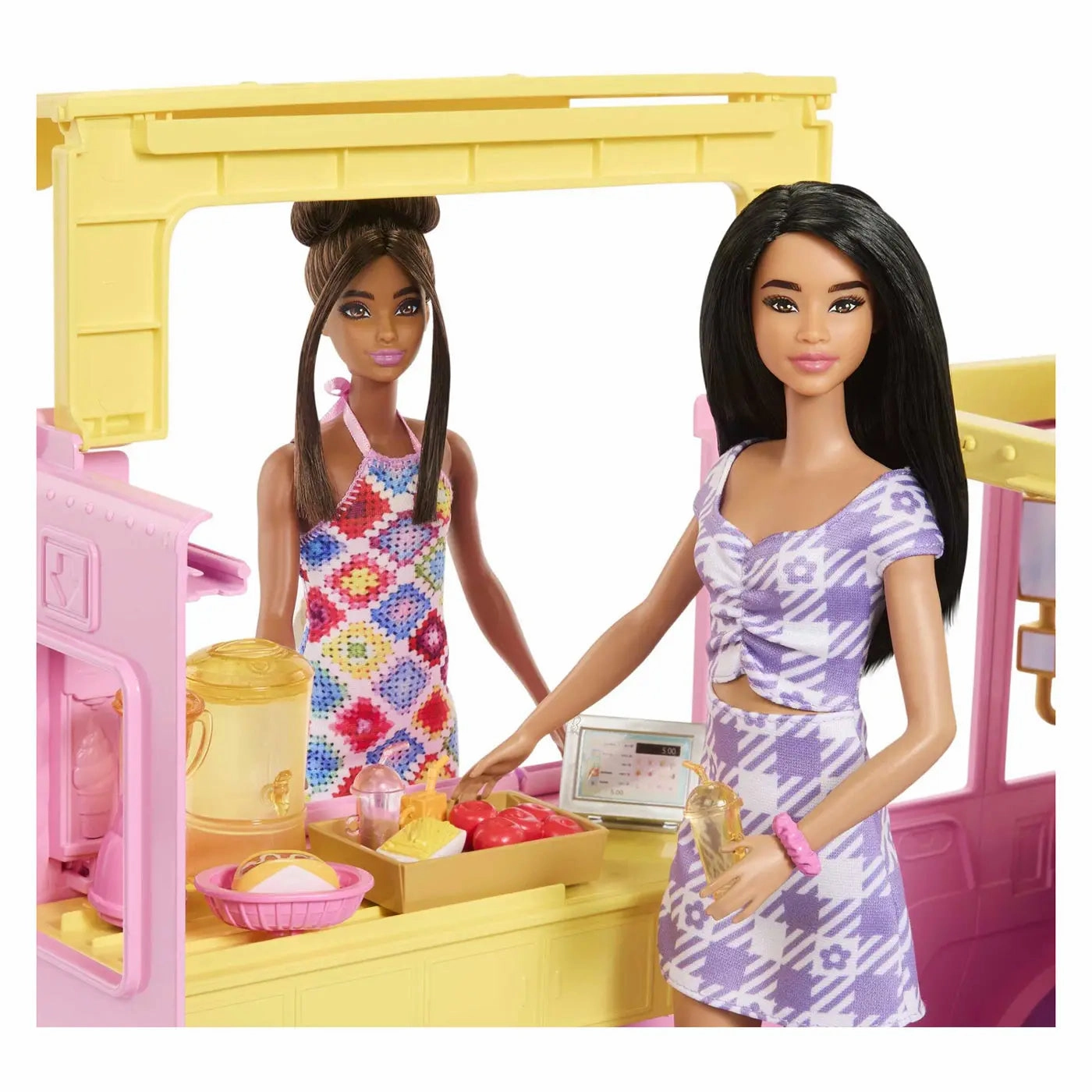 Barbie Lemonade Lemonade Truck Playset with 25 Accessories