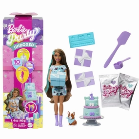 Barbie Party Unboxed Brunette Doll