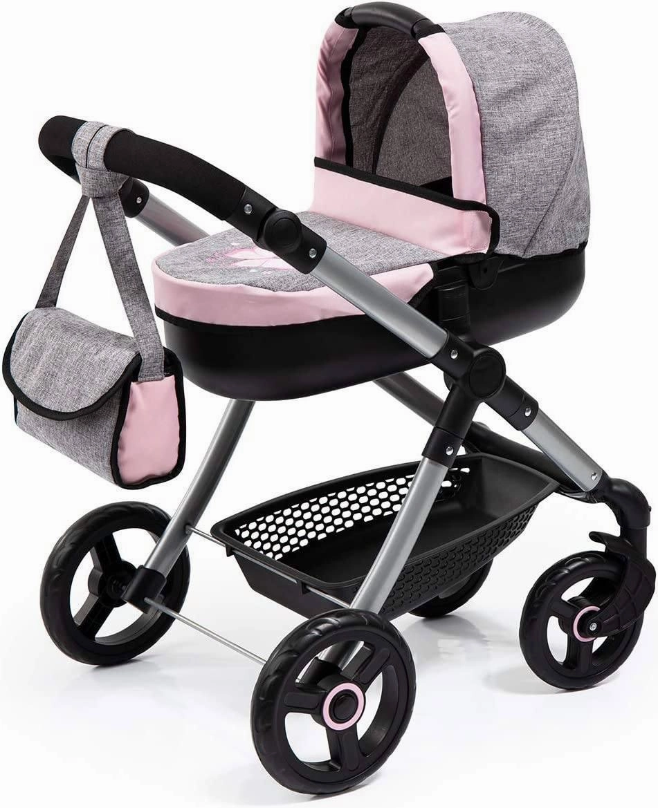 Bayer Design Doll's Pram Style with Attachable Doll Bag
