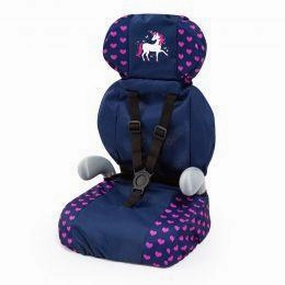 Bayer Doll Car Booster Seat - Pink Hearts/Unicorn